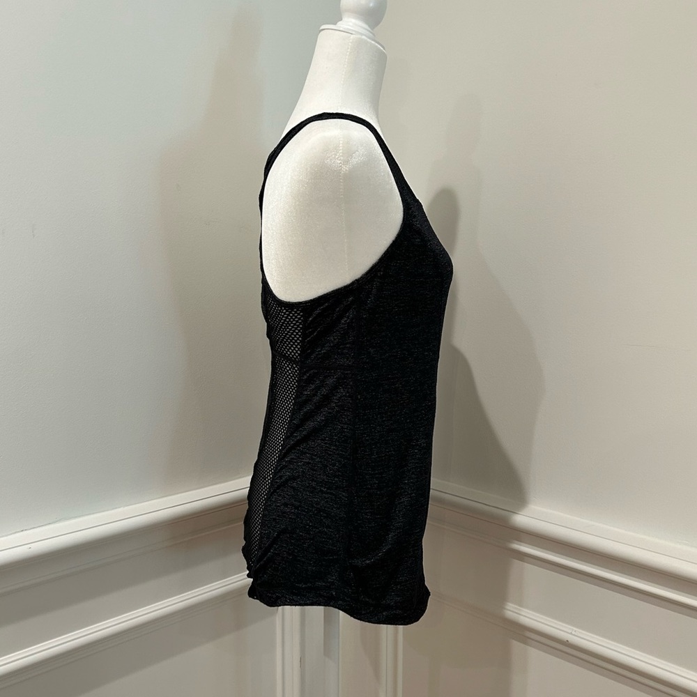 Zella black mesh and charcoal gray tank size small - Picture 4 of 7